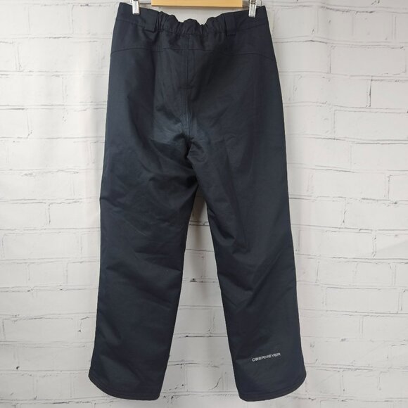 Obermeyer Black Pants Insulated Snow Youth L Zip Snap Closure Ski Snowboard - Picture 10 of 13